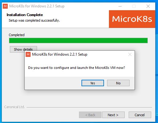 Ask for MicroK8s VM configuration