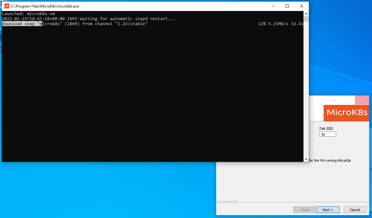 McroK8s VM downloading & installing
