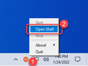 Open Shell of Multipass